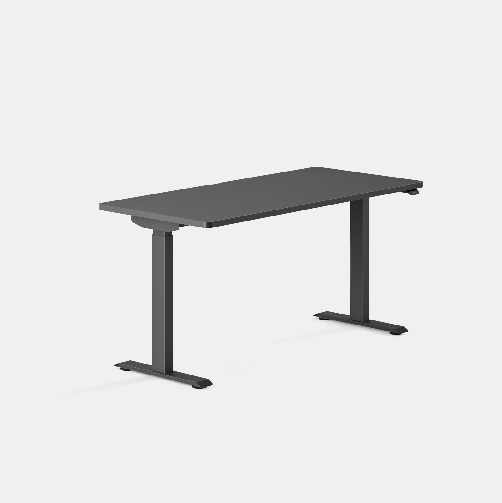 Branch Duo, 58 × 27 inches, Charcoal top with Charcoal legs; official image for SKU 10-10-09-14.