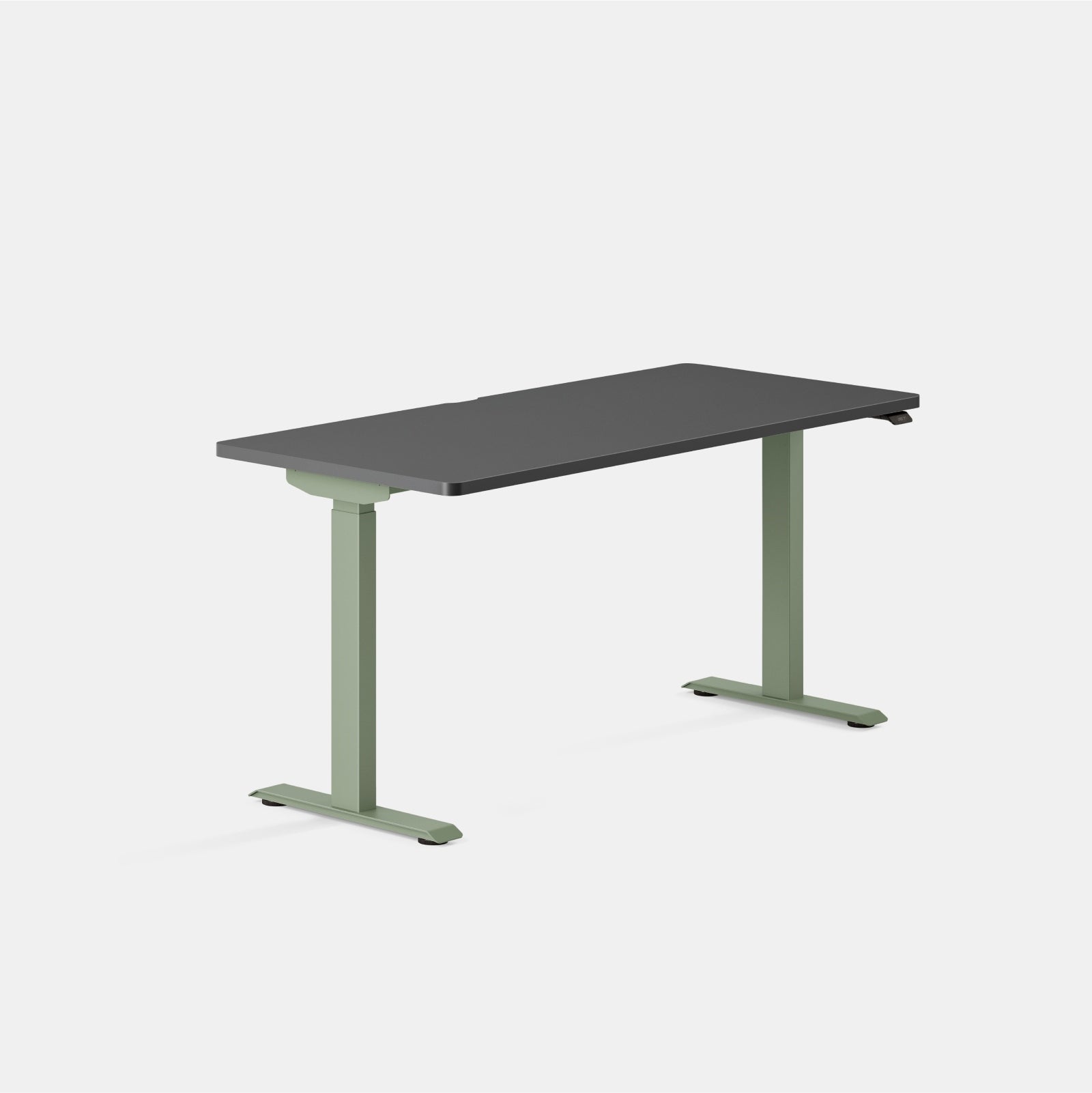 Branch Duo, 58 × 27 inches, Charcoal top with Sage legs; official image for SKU 10-10-09-66.