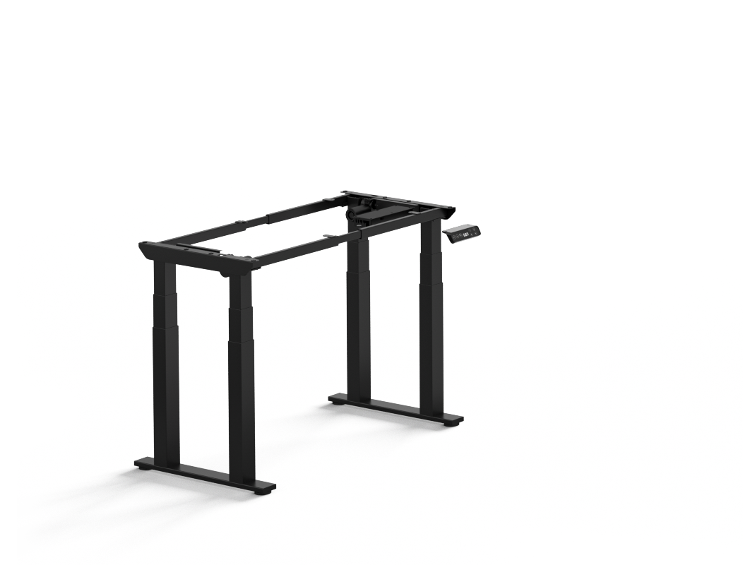 FlexiSpot E7 Plus four-leg frame rendering without a desktop