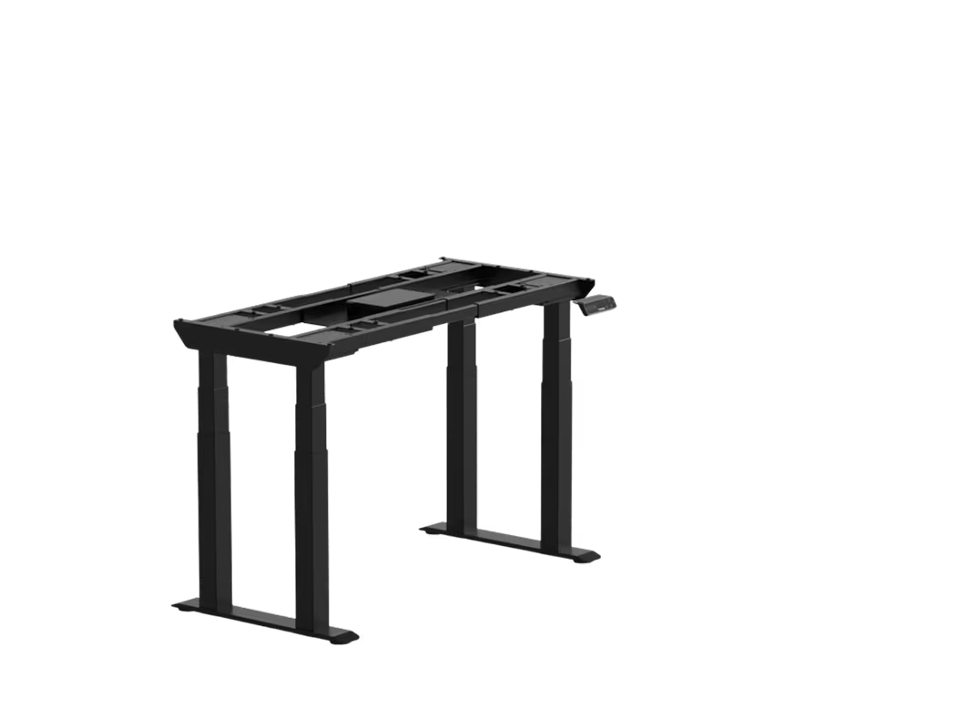 FlexiSpot E7 Plus Max 2.0 black four-column frame without a desktop