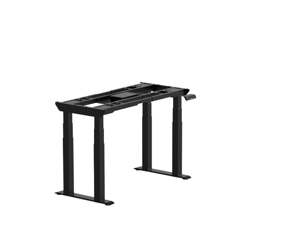 FlexiSpot original E7 Plus Max black four-column frame without a desktop