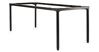UPLIFT Parsons UPL480 black four-leg frame, shown without its desktop